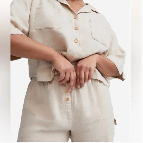 MATE the Label Linen Boxy Shirt - Picture 2 of 7